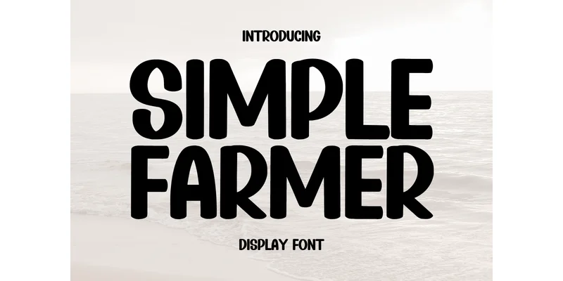 Simple Farmer Font by Minimalist Eyes — Sans Serif Font