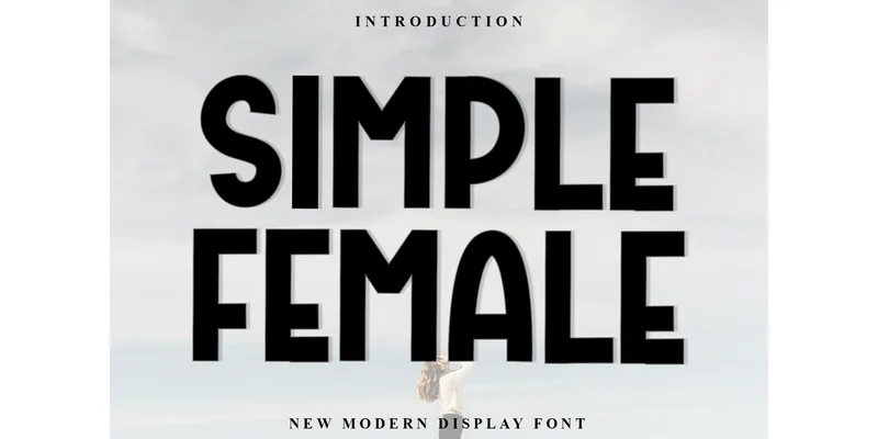 Simple Female Font by PiPi Creative — Sans Serif Font