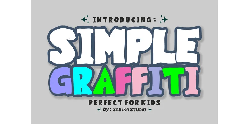 Simple Graffiti Font by Sahira Studio — Display Font