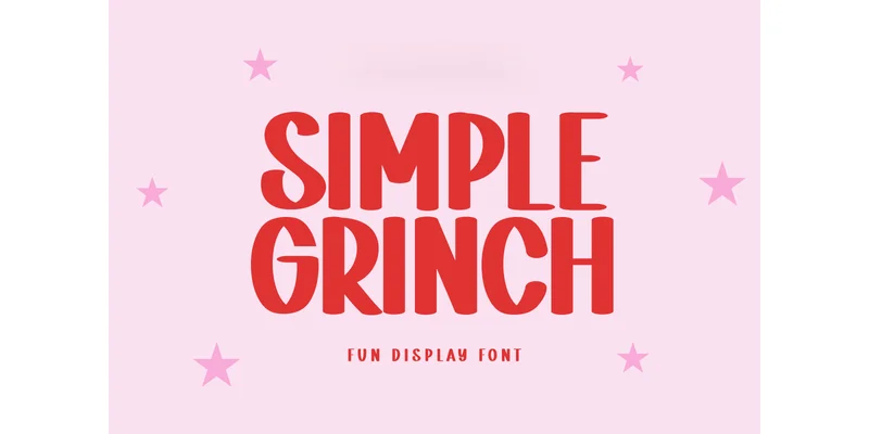 Simple Grinch Font by Letterayu — Display Font