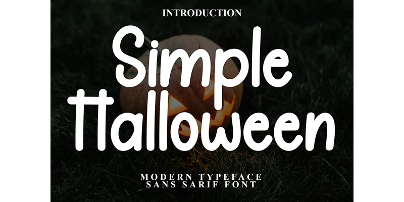 Simple Halloween Font by Inermedia STUDIO — Display Font