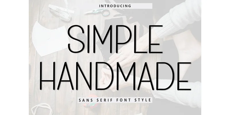 Simple Handmade Font by FreshTypeINK — Sans Serif Font