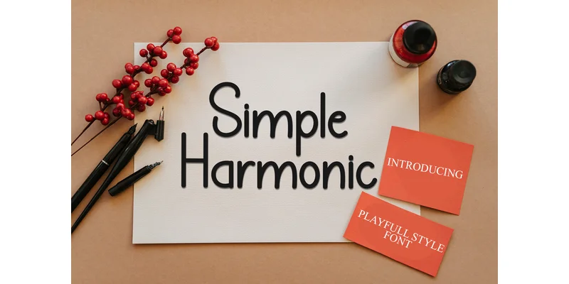 Simple Harmonic Font by PiPi Creative — Display Font