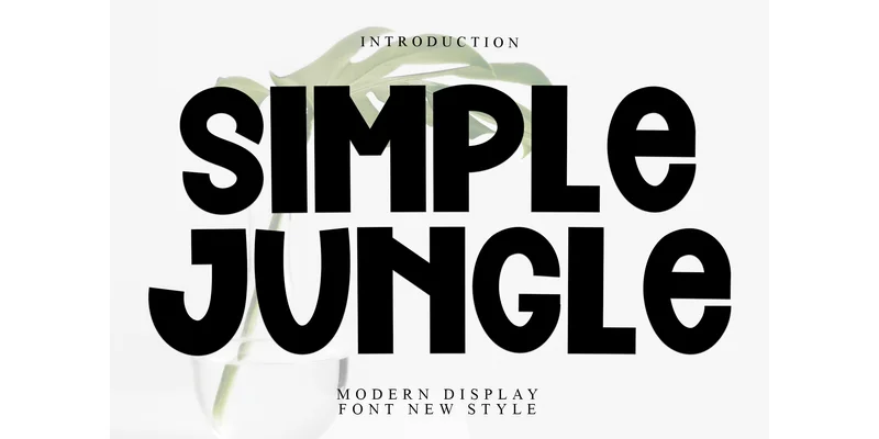 Simple Jungle Font by FreshTypeINK — Display Font