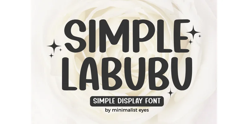 Simple Labubu Font by Minimalist Eyes — Display Font