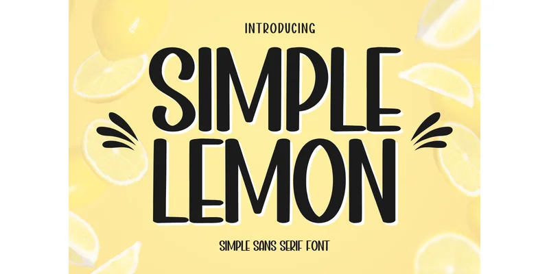 Simple Lemon Font by Minimalist Eyes — Sans Serif Font
