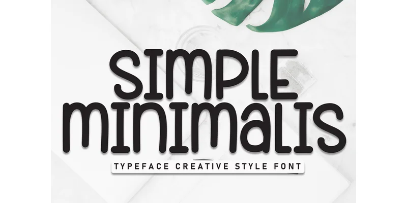 Simple Minimalis Font by Roronoa zoro.S.P.D — Display Font