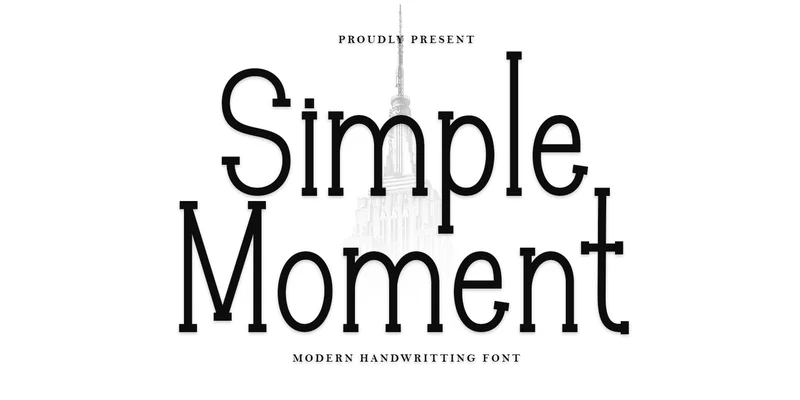 Simple Moment Font by Diorde Studio by Diorde Studio — Sans Serif Font