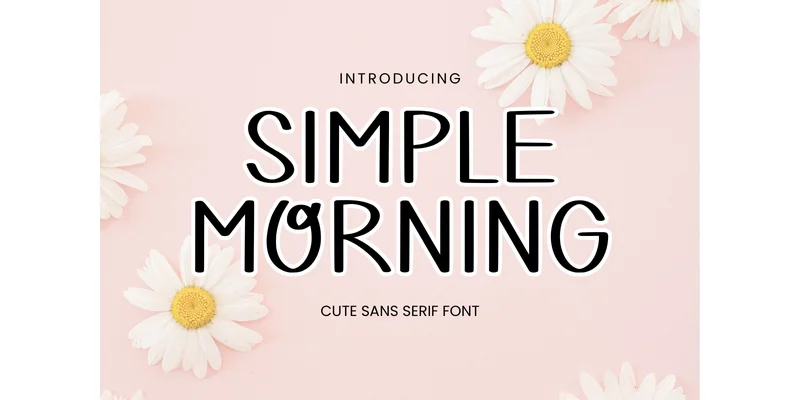 Simple Morning Font by Letterayu — Sans Serif Font