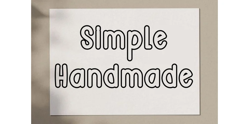 Simple Outline Font by FreshTypeINK by FreshTypeINK — Display Font — thumbnail 3