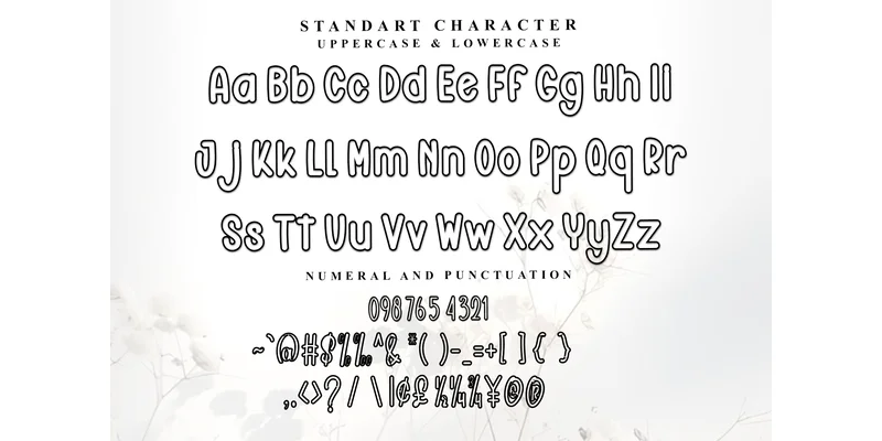 Simple Outline Font by FreshTypeINK by FreshTypeINK — Display Font — thumbnail 5