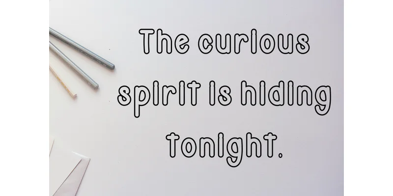 Simple Outline Font by FreshTypeINK by FreshTypeINK — Display Font — thumbnail 7