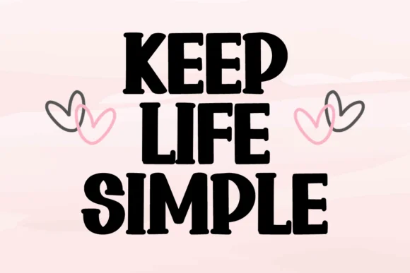 Simple People by BK Creative Designs — Slab Serif Font — thumbnail 2