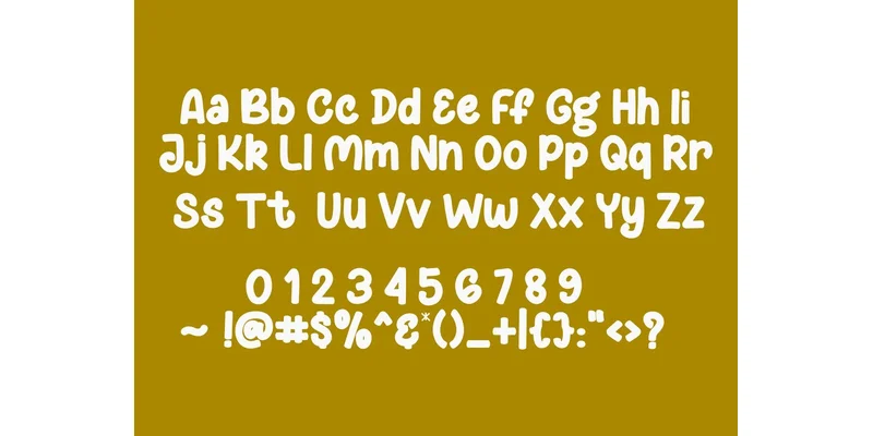 Simple Retro Font by Goodrichees by Goodrichees — Display Font — thumbnail 3