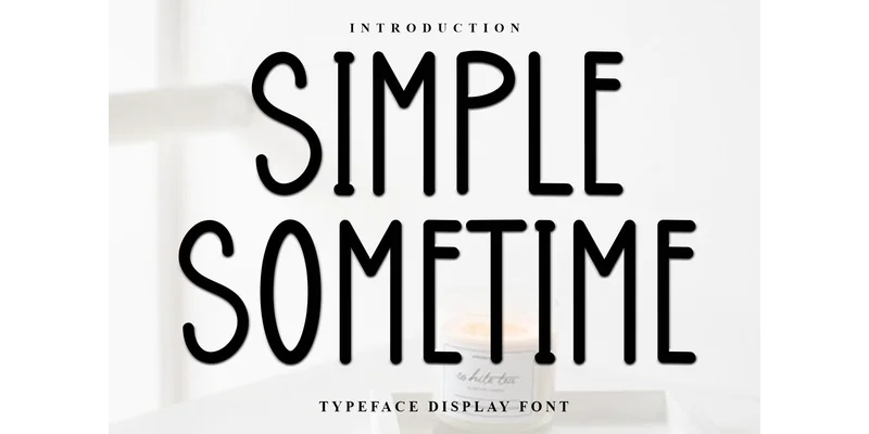 Simple Sometime Font by FreshTypeINK — Sans Serif Font