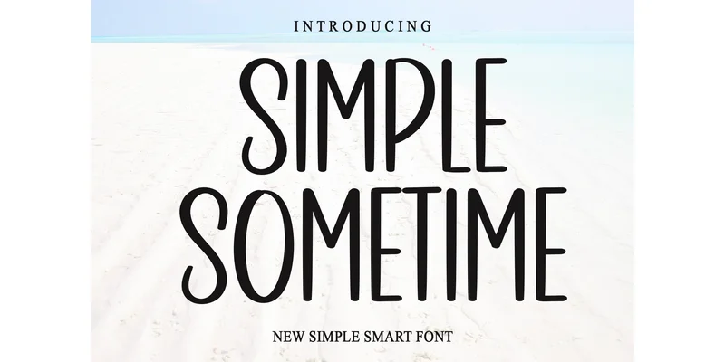 Simple Sometime Font by FreshTypeINK — Sans Serif Font