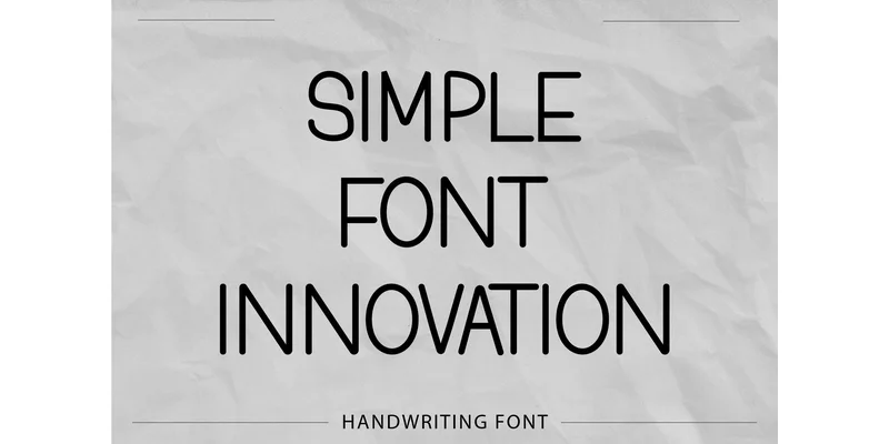 Simple Stylist Font by Densu Creative by Densu Creative — Display Font — thumbnail 2