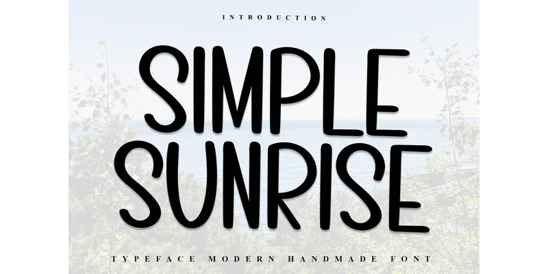 Simple Sunrise Font by Inermedia STUDIO — Sans Serif Font