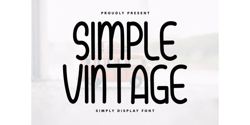 Simple Vintage Font by Inermedia STUDIO — Sans Serif Font