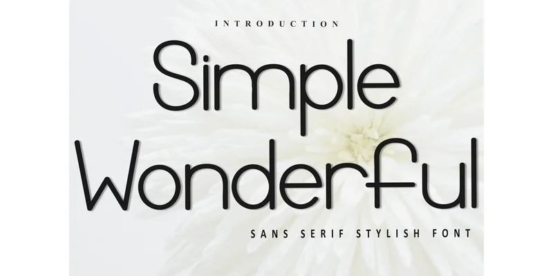 Simple Wonderful Font by Inermedia STUDIO — Sans Serif Font