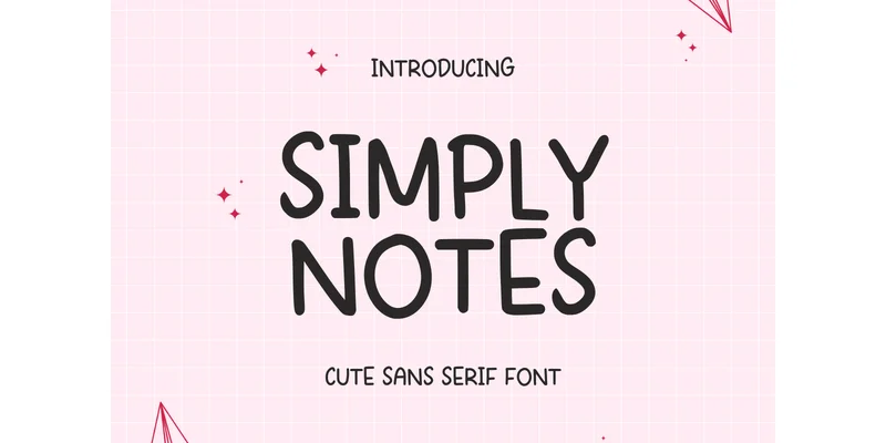 Simply Notes Font by SiapGraph — Sans Serif Font