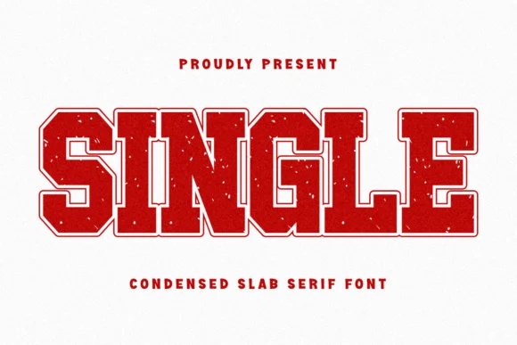 Single by Pian45 — Slab Serif Font