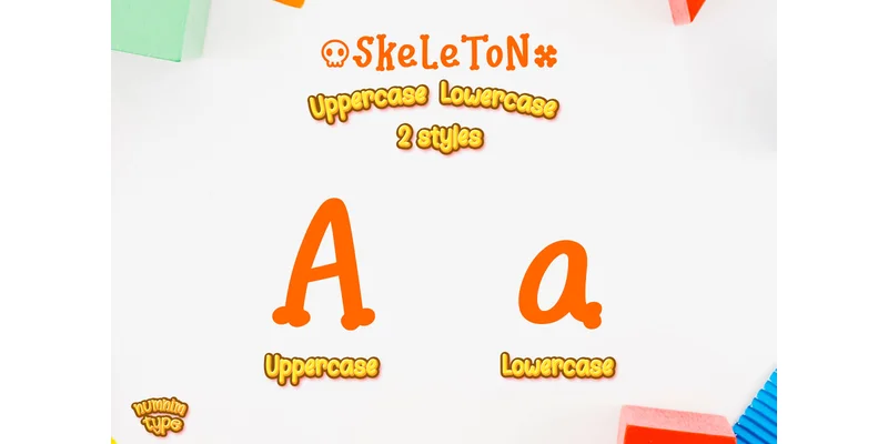 Skeleton Font by numnim by numnim — Display Font — thumbnail 2