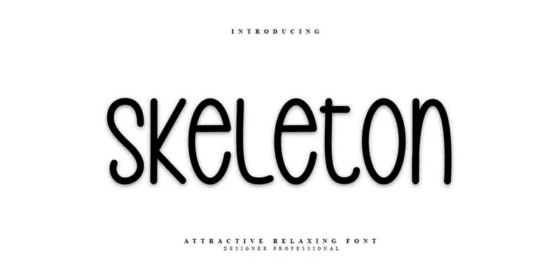 Skeleton Font by PAYJHOshop — Sans Serif Font