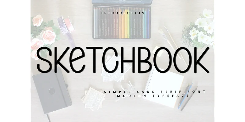 Sketchbook Font by FreshTypeINK — Sans Serif Font