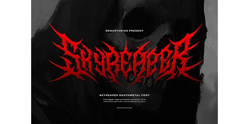 Skyreaper Font by Denustudios by Denustudios — Blackletter Font