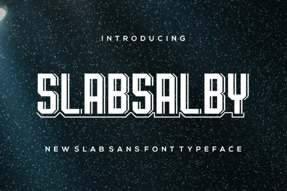 Slabsalby by riotama85 — Slab Serif Font