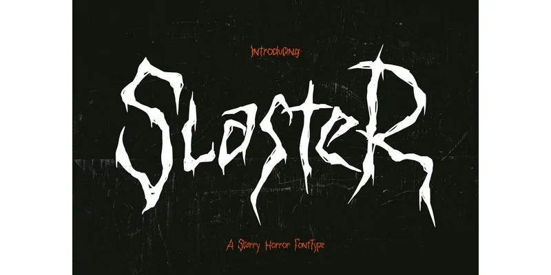 Slaster Font by ryan creative by ryan creative — Blackletter Font