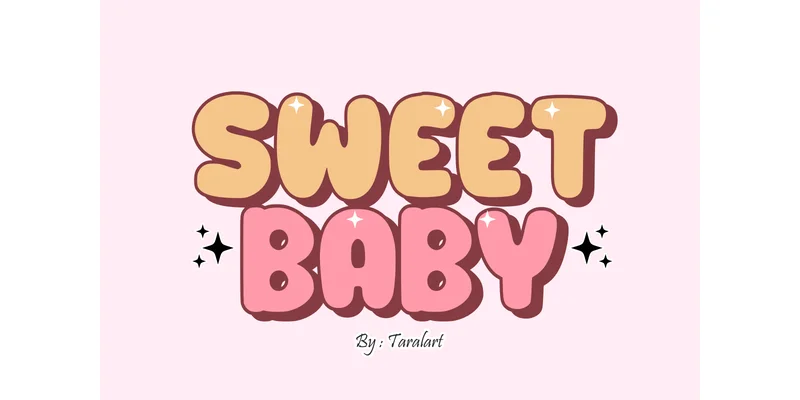 Small Bubble Font by TaralArt by TaralArt — Display Font — thumbnail 2