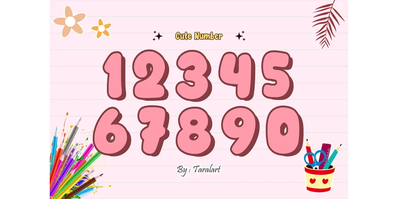 Small Bubble Font by TaralArt by TaralArt — Display Font — thumbnail 5