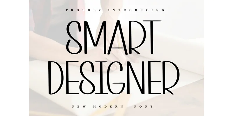 Smart Designer Font by ABBAsalam — Sans Serif Font