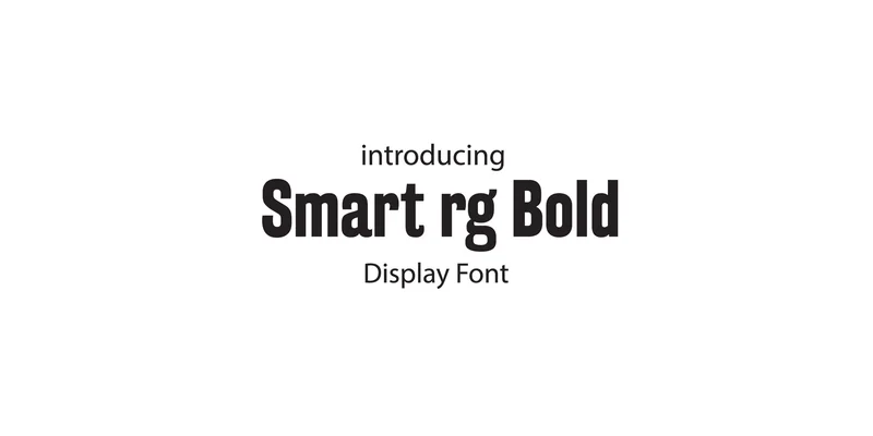 Smart Rg Bold Font by Displayfont store — Display Font — thumbnail 2