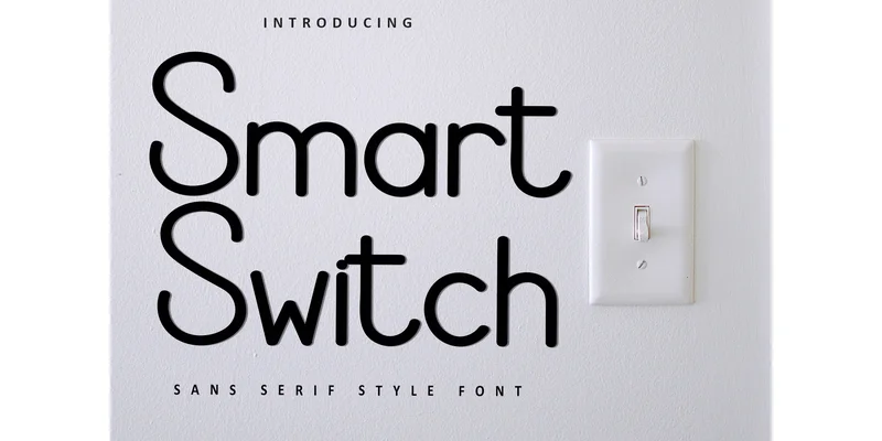 Smart Switch Font by FreshTypeINK — Sans Serif Font