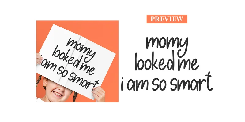 Smile Child Font by Struggle Studio by Struggle Studio — Display Font — thumbnail 2