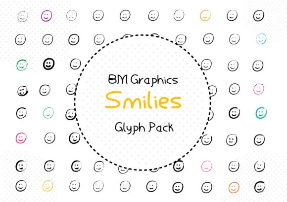 BM Graphics - Smilies by GraphicsBam Fonts — Dingbats Font