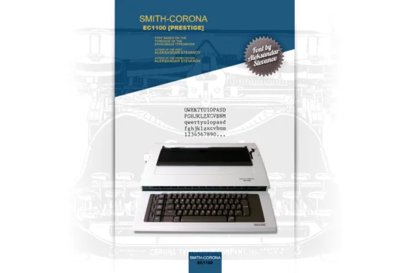 Smith-Corona EC1100 Prestige by astevanov — Slab Serif Font