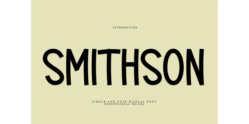 Smithson Font by PAYJHOshop — Sans Serif Font