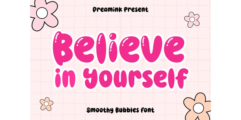 Smooty Bubbles Font by Dreamink (7ntypes) — Display Font — thumbnail 2