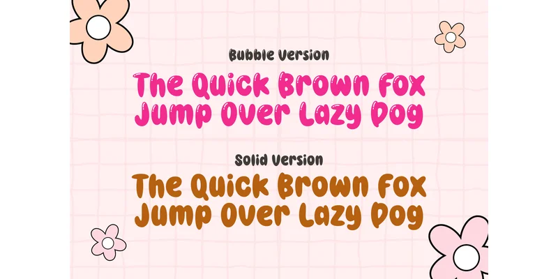 Smooty Bubbles Font by Dreamink (7ntypes) — Display Font — thumbnail 6