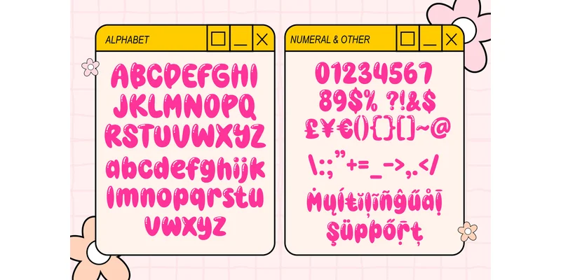 Smooty Bubbles Font by Dreamink (7ntypes) — Display Font — thumbnail 7