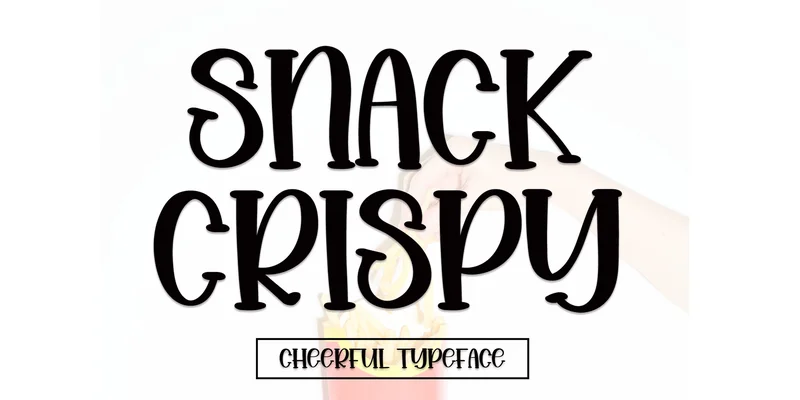 Snack Crispy Font by FreshTypeINK — Display Font