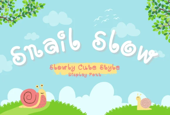 Snail Slow by Marty Letter Studio — Slab Serif Font