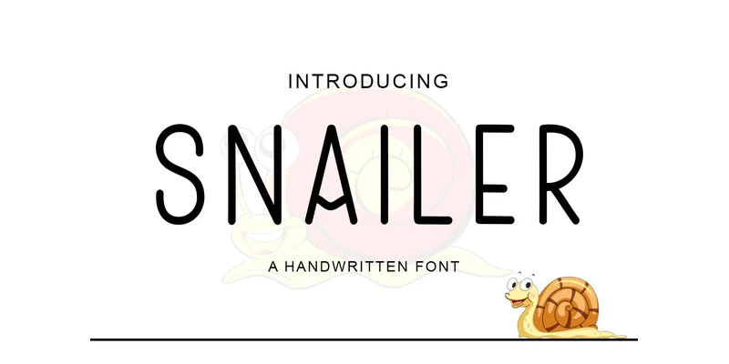 Snailer Font by softcreative50 — Display Font