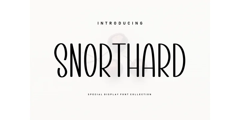 Snorthard Font by Berkah Shop — Display Font