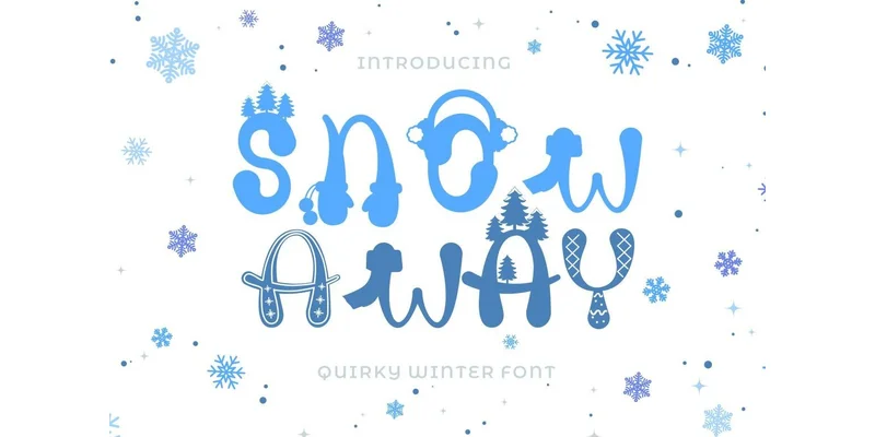 Snow Away Font by putracetol — Display Font