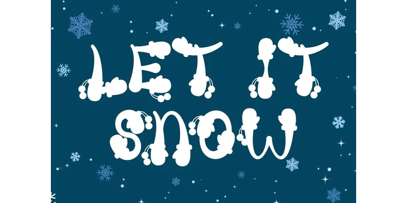 Snow Away Font by putracetol — Display Font — thumbnail 2